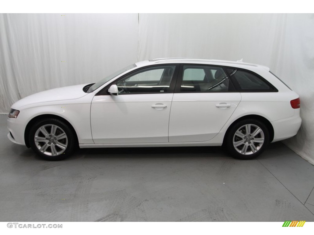 2011 A4 2.0T quattro Avant - Ibis White / Black photo #3