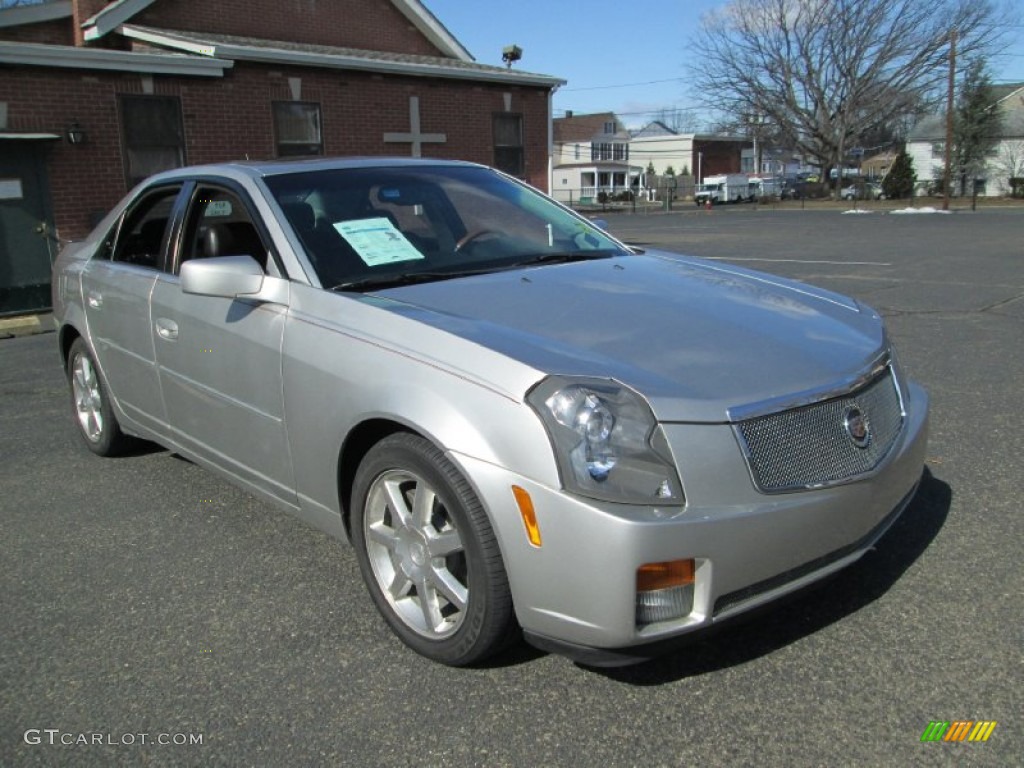 Light Platinum 2005 Cadillac CTS Sedan Exterior Photo #77503356