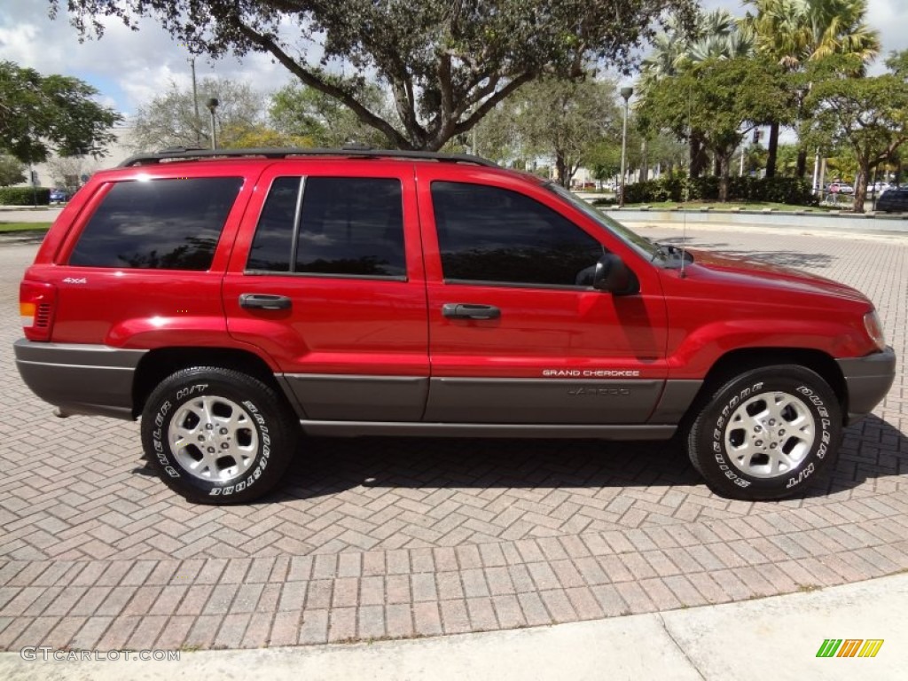Inferno Red Crystal Pearl 2001 Jeep Grand Cherokee Laredo 4x4 Exterior Photo #77504111