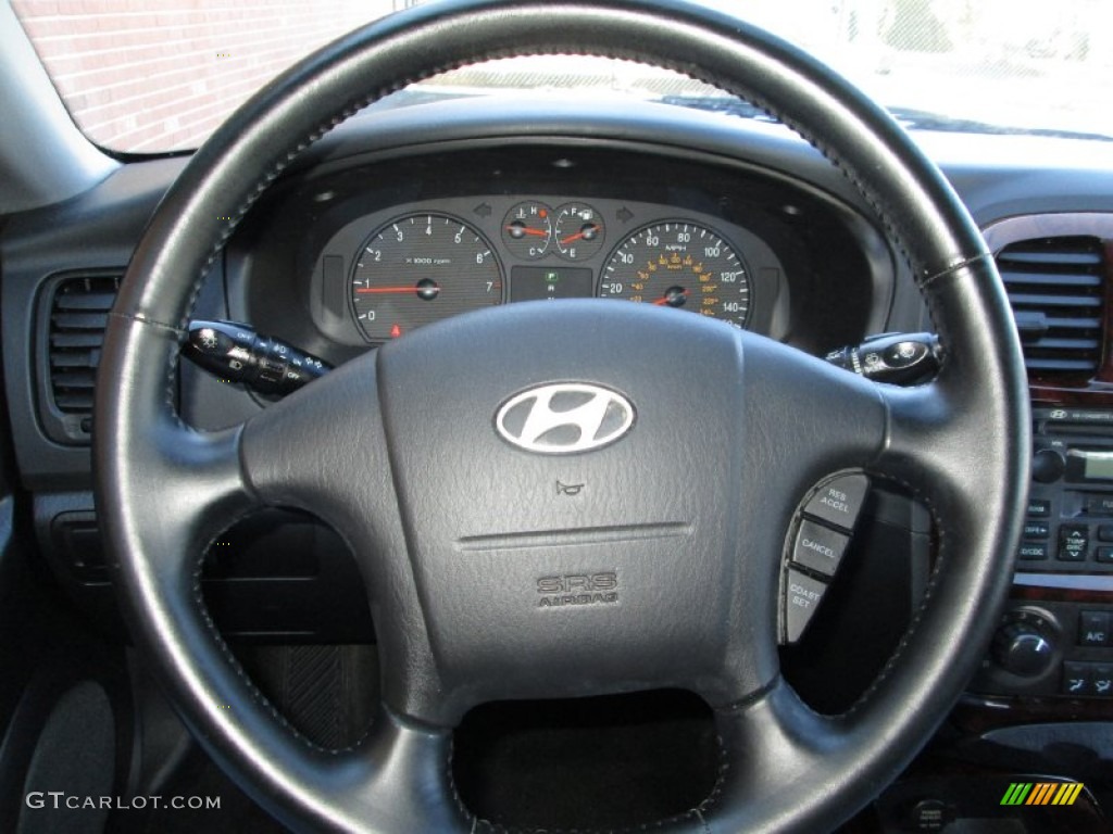 2005 Hyundai Sonata LX V6 Steering Wheel Photos