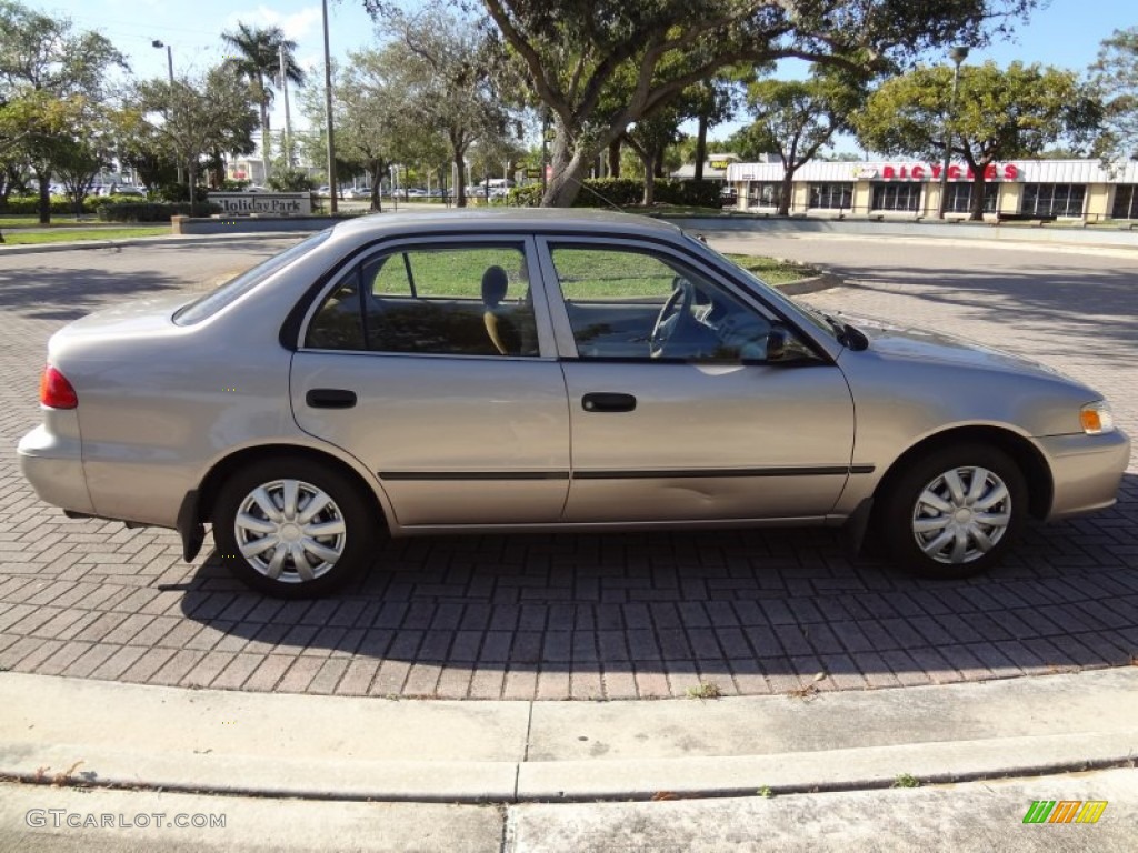 2001 Corolla CE - Sandrift Beige Metallic / Pebble Beige photo #4