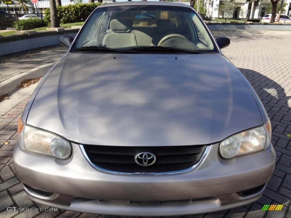 2001 Corolla CE - Sandrift Beige Metallic / Pebble Beige photo #8