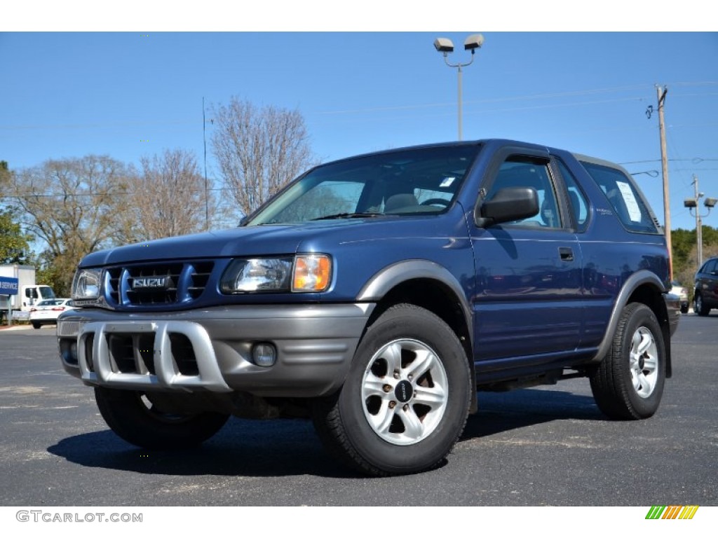 Clipper Blue Metallic 2002 Isuzu Rodeo Sport S Hard Top 4WD Exterior Photo #77504903