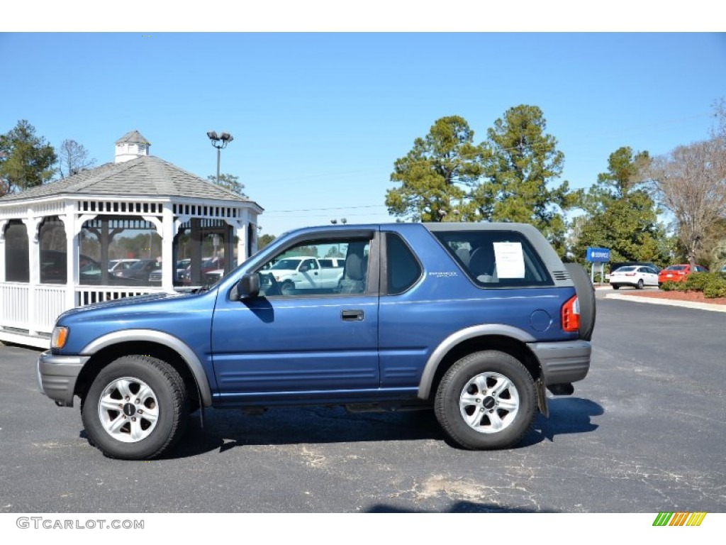Clipper Blue Metallic 2002 Isuzu Rodeo Sport S Hard Top 4WD Exterior Photo #77505042