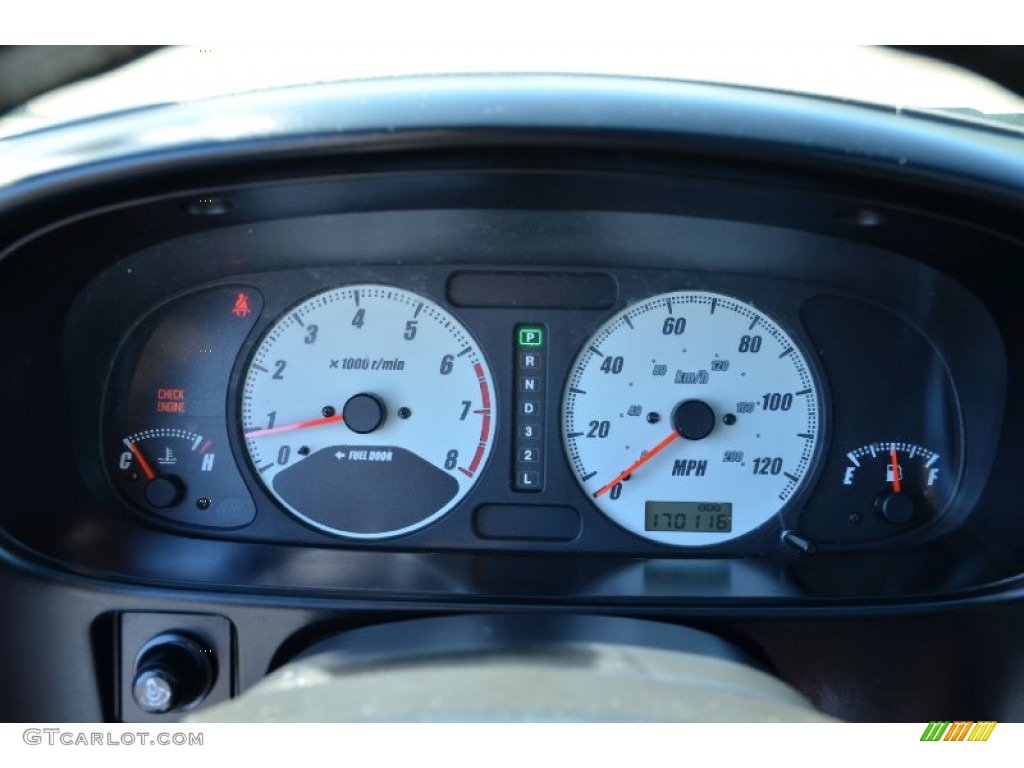 2002 Isuzu Rodeo Sport S Hard Top 4WD Gauges Photo #77505296