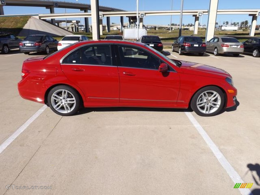 Mars Red 2013 Mercedes-Benz C 250 Sport Exterior Photo #77505572