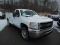 2013 Summit White Chevrolet Silverado 3500HD WT Regular Cab Utility Truck  photo #4