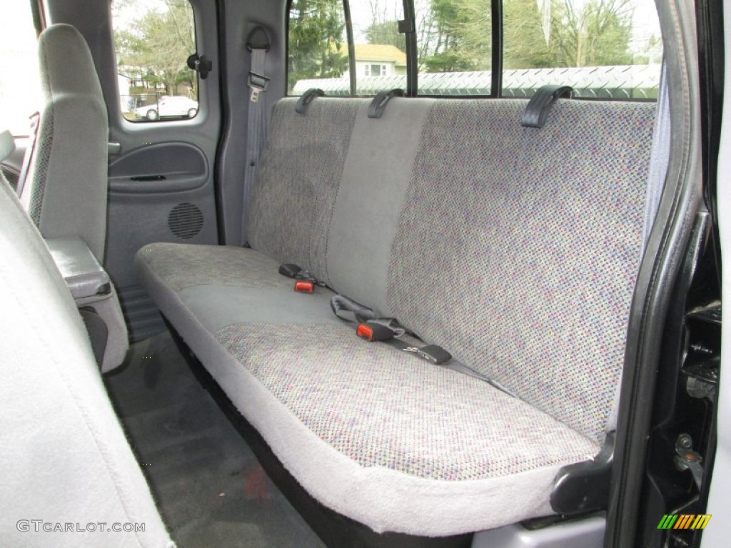 2001 Dodge Ram 1500 SLT Club Cab 4x4 Rear Seat Photo #77505890