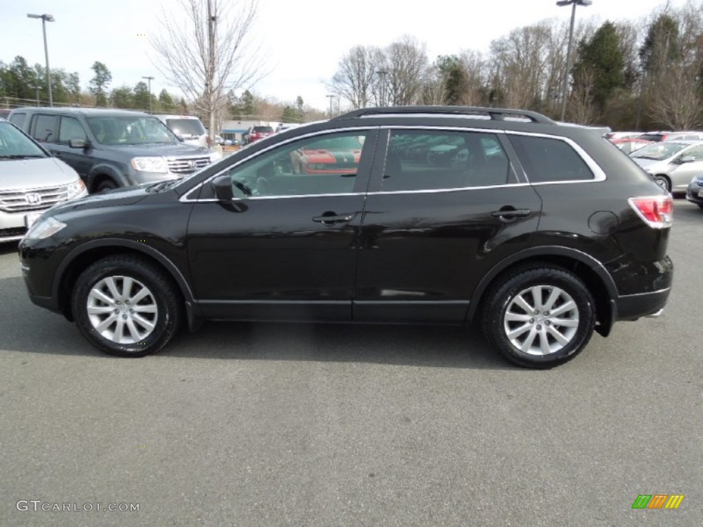 Sparkling Black Mica 2008 Mazda CX-9 Touring AWD Exterior Photo #77506670