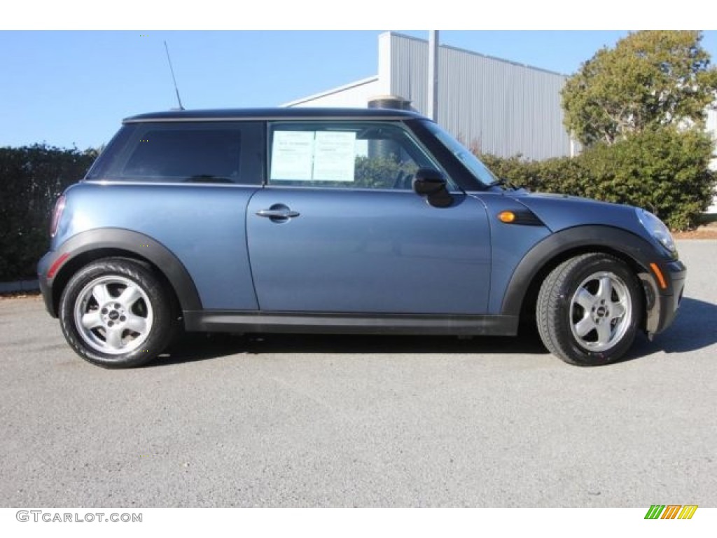 2009 Cooper Hardtop - Horizon Blue / Black/Grey photo #3