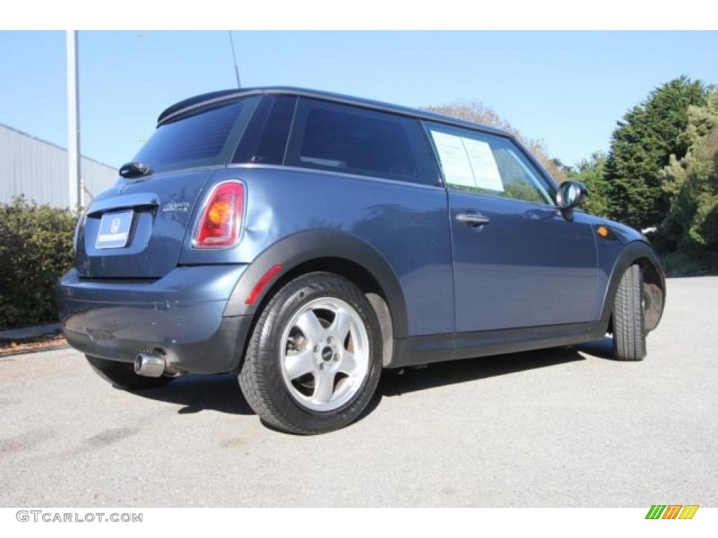 2009 Cooper Hardtop - Horizon Blue / Black/Grey photo #4