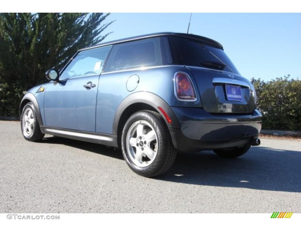 2009 Cooper Hardtop - Horizon Blue / Black/Grey photo #5