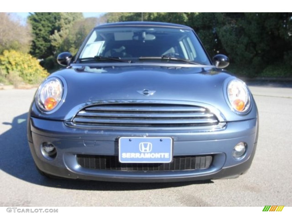 2009 Cooper Hardtop - Horizon Blue / Black/Grey photo #8