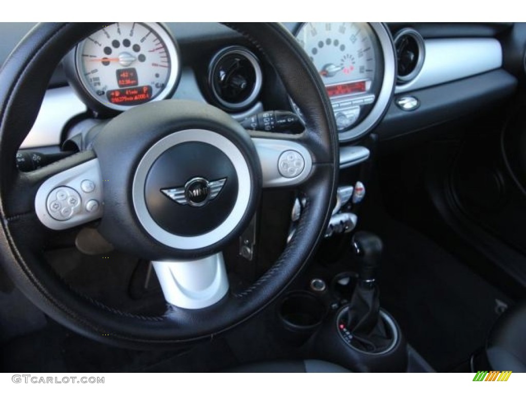 2009 Cooper Hardtop - Horizon Blue / Black/Grey photo #10