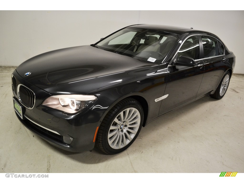 2012 7 Series 750Li Sedan - Dark Graphite Metallic / Oyster/Black photo #5