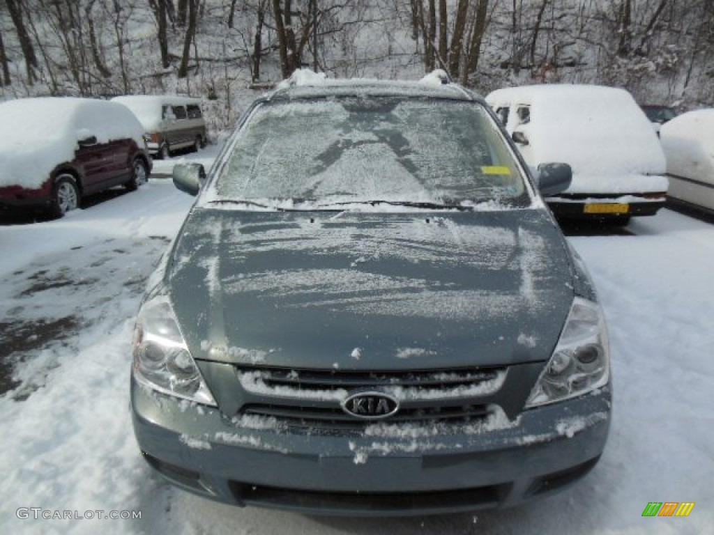 2008 Sedona LX - Olive Gray Metallic / Gray photo #2