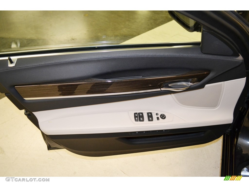 2012 7 Series 750Li Sedan - Dark Graphite Metallic / Oyster/Black photo #13