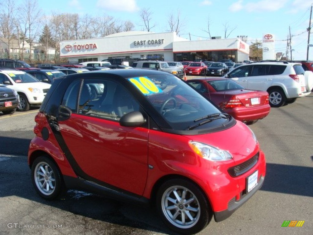 2010 fortwo passion coupe - Rally Red / design Black photo #1