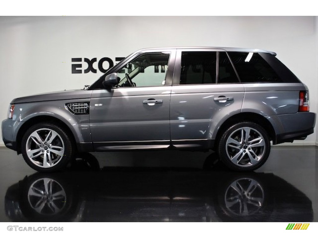 2012 Range Rover Sport HSE LUX - Orkney Grey Metallic / Ebony photo #1