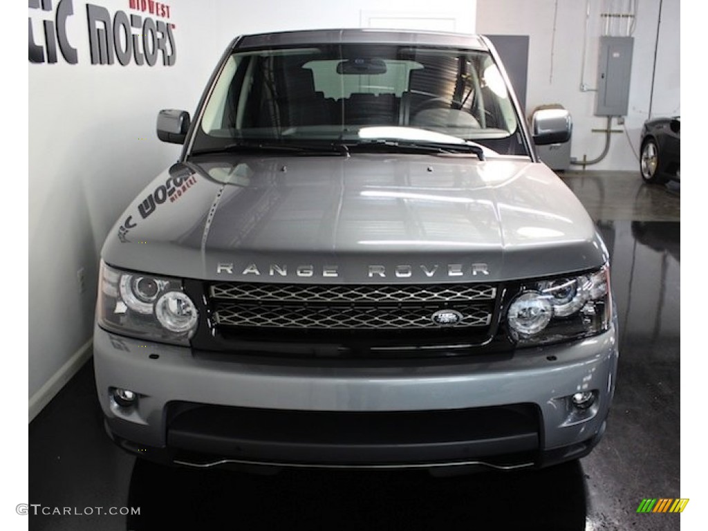 2012 Range Rover Sport HSE LUX - Orkney Grey Metallic / Ebony photo #14