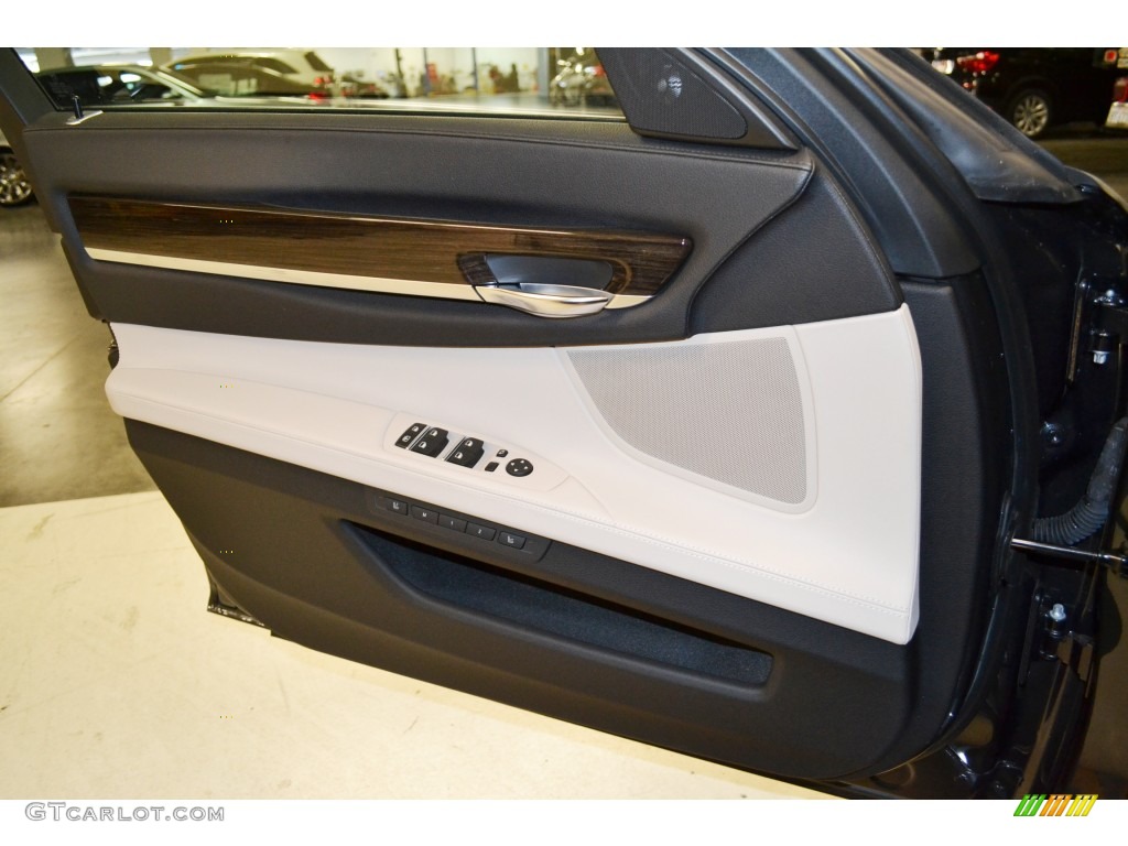 2012 7 Series 750Li Sedan - Dark Graphite Metallic / Oyster/Black photo #25