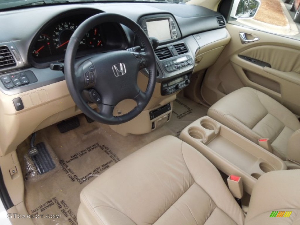 Ivory Interior 2007 Honda Odyssey EX-L Photo #77510217