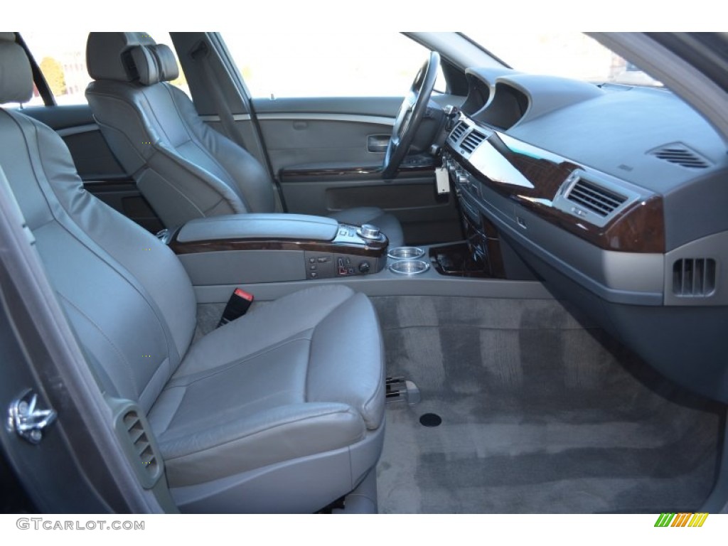 2006 7 Series 750i Sedan - Titanium Grey Metallic / Basalt Grey/Flannel Grey photo #13
