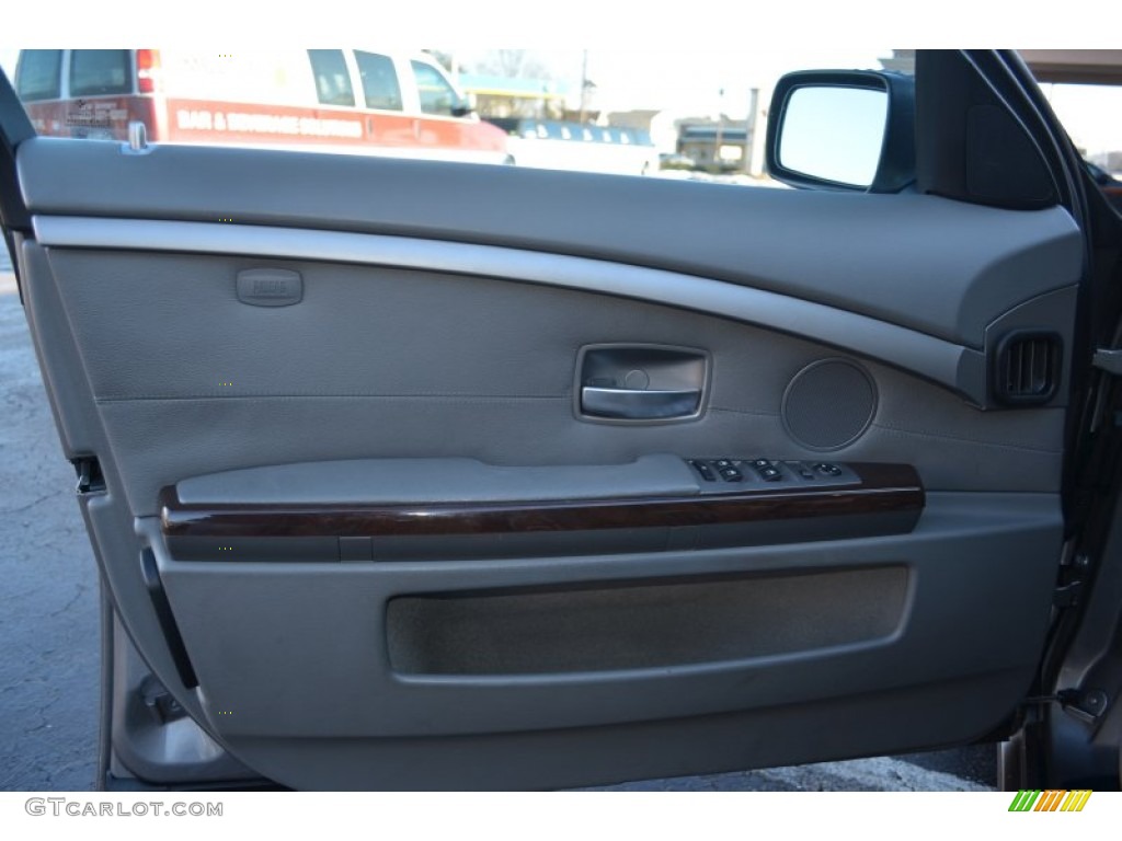 2006 7 Series 750i Sedan - Titanium Grey Metallic / Basalt Grey/Flannel Grey photo #19