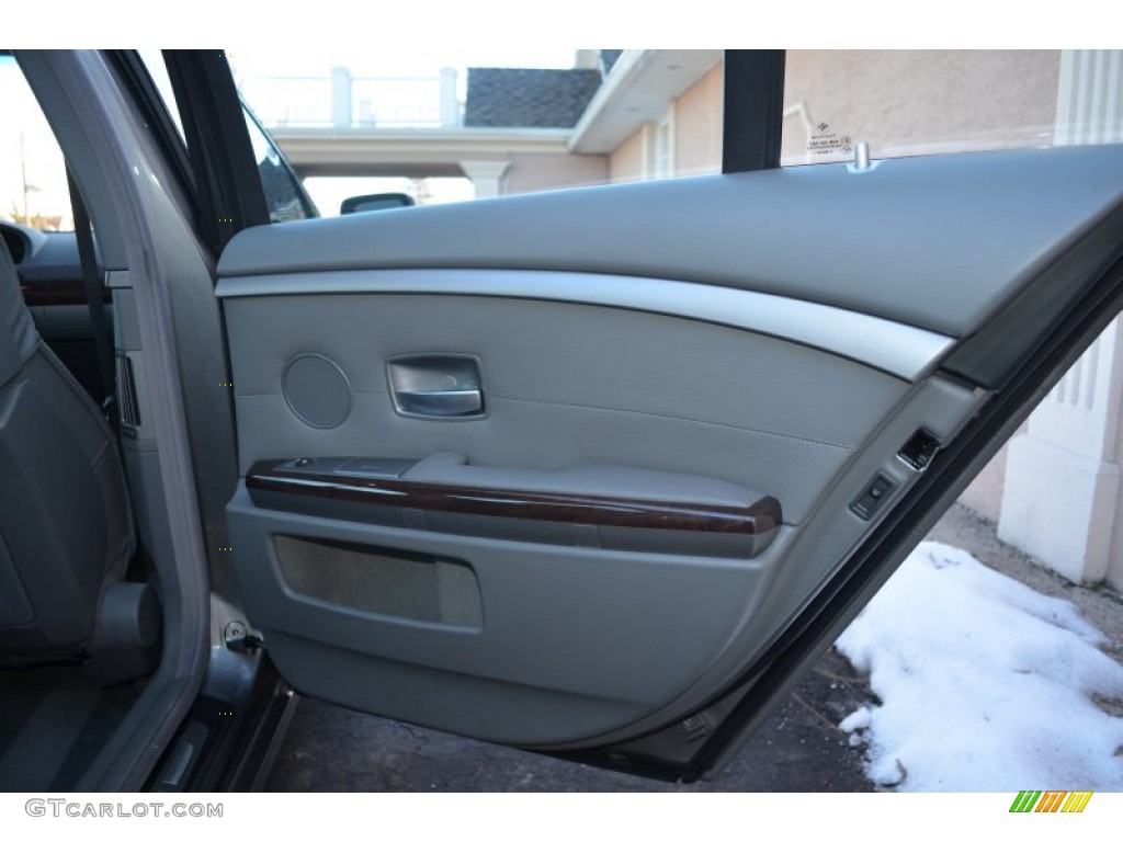 2006 7 Series 750i Sedan - Titanium Grey Metallic / Basalt Grey/Flannel Grey photo #21
