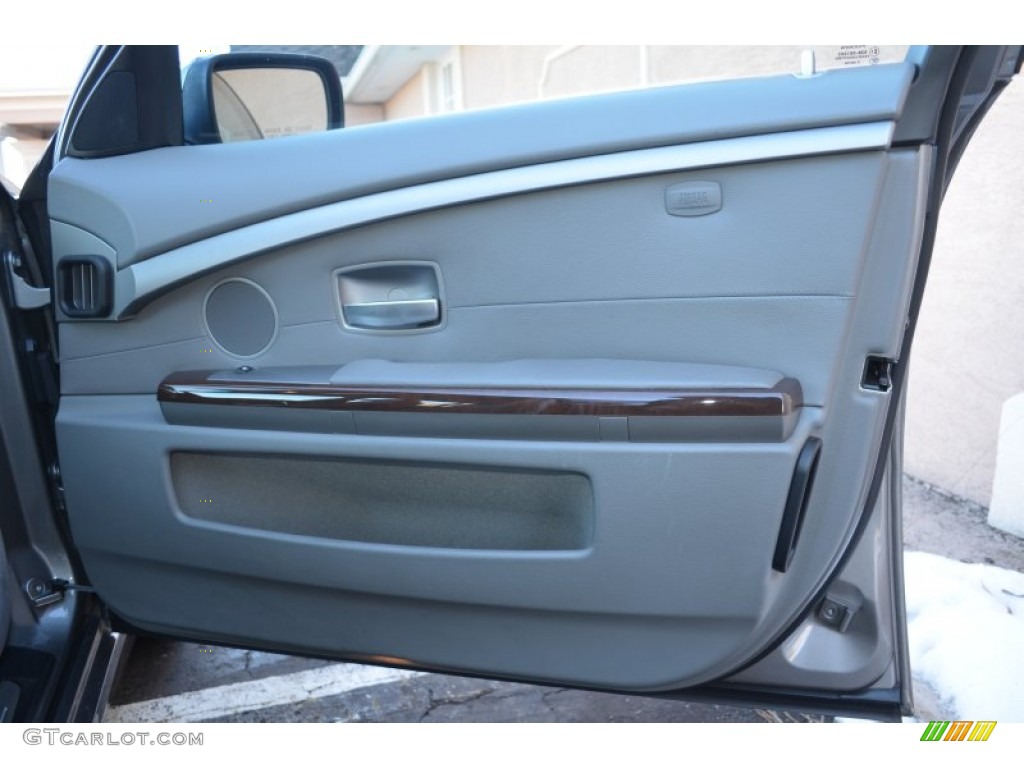 2006 7 Series 750i Sedan - Titanium Grey Metallic / Basalt Grey/Flannel Grey photo #22