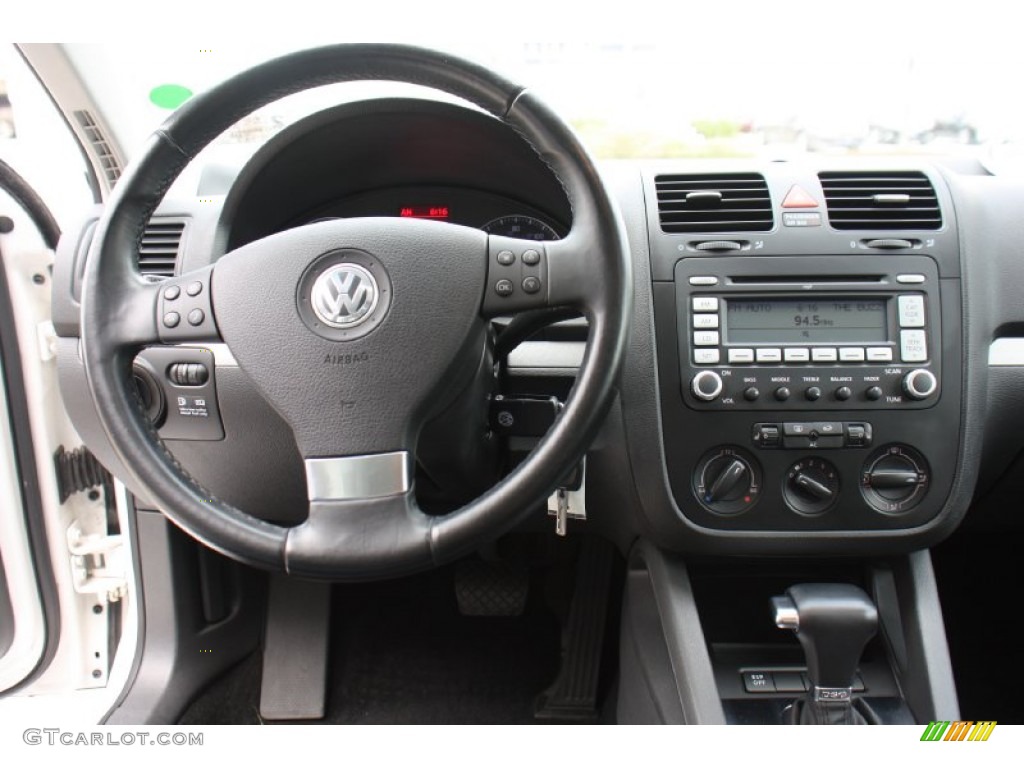 2009 Volkswagen Jetta TDI Sedan Anthracite Dashboard Photo #77510892
