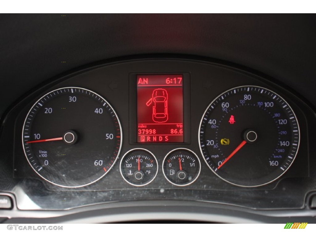 2009 Volkswagen Jetta TDI Sedan Gauges Photo #77511029