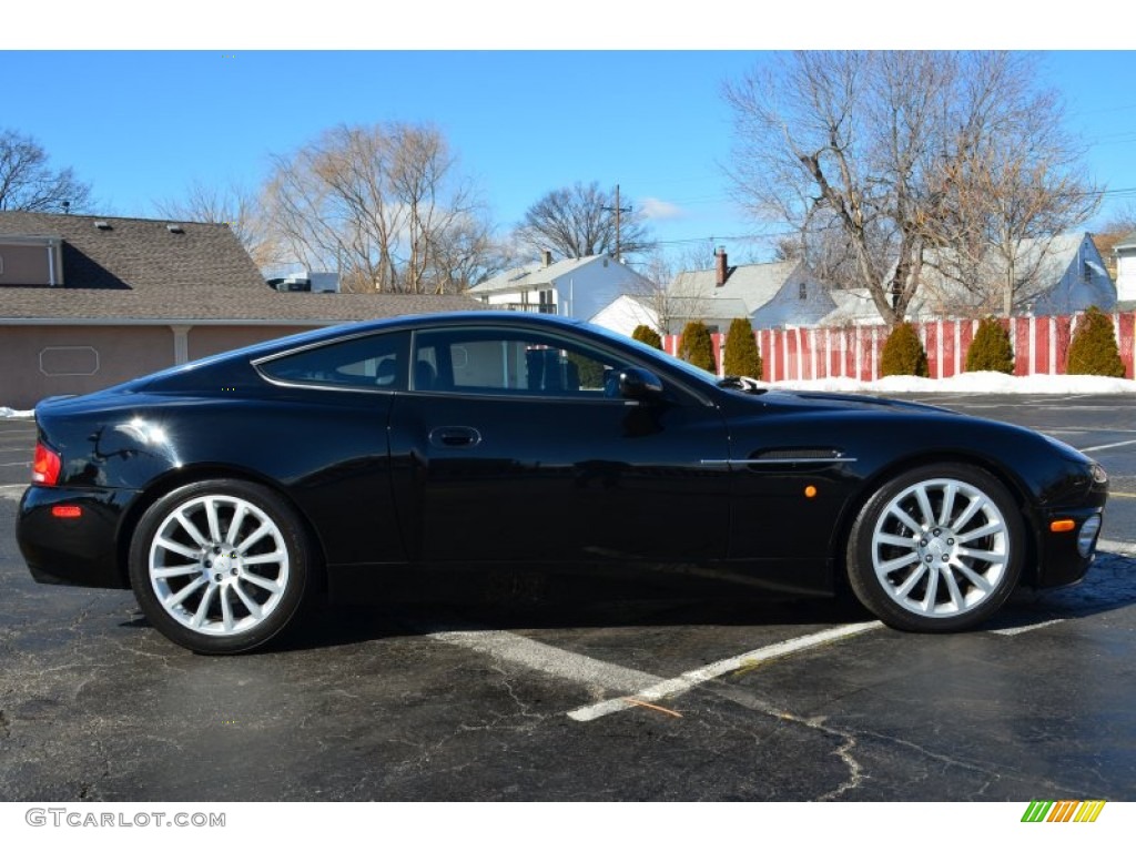 Jet Black 2002 Aston Martin Vanquish Standard Vanquish Model Exterior Photo #77511107