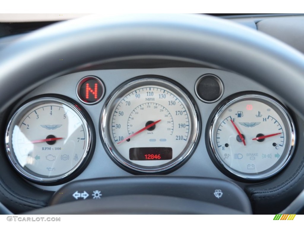 2002 Aston Martin Vanquish Standard Vanquish Model Gauges Photos