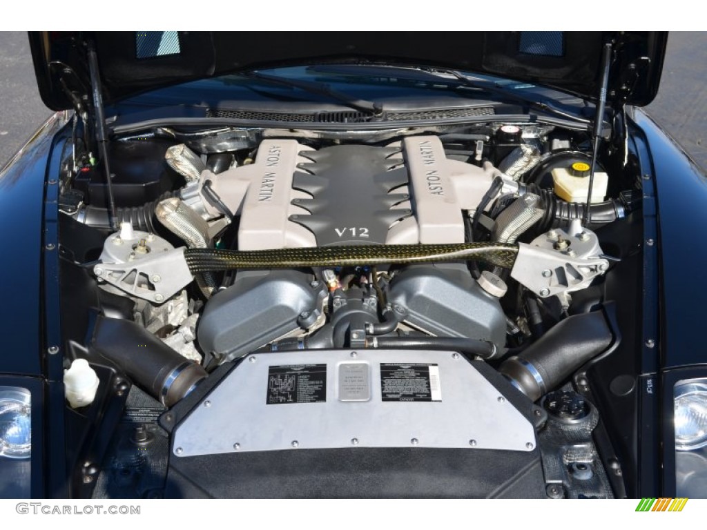 2002 Aston Martin Vanquish Standard Vanquish Model Engine Photos