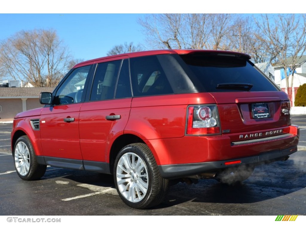 2010 Range Rover Sport HSE - Rimini Red / Almond/Nutmeg Stitching photo #4