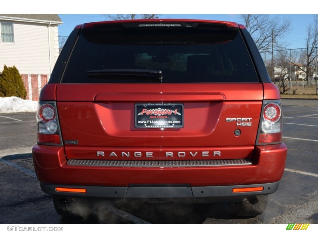 2010 Range Rover Sport HSE - Rimini Red / Almond/Nutmeg Stitching photo #5