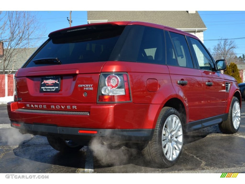 2010 Range Rover Sport HSE - Rimini Red / Almond/Nutmeg Stitching photo #6