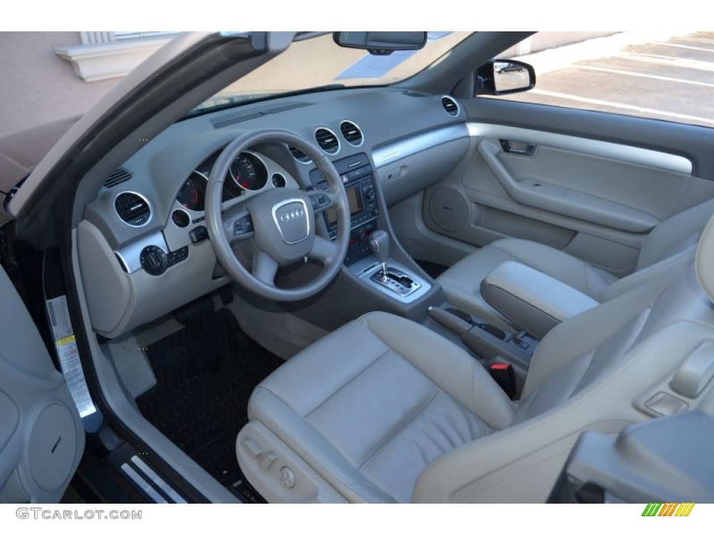 Black Interior 2009 Audi A4 2.0T quattro Cabriolet Photo #77512116