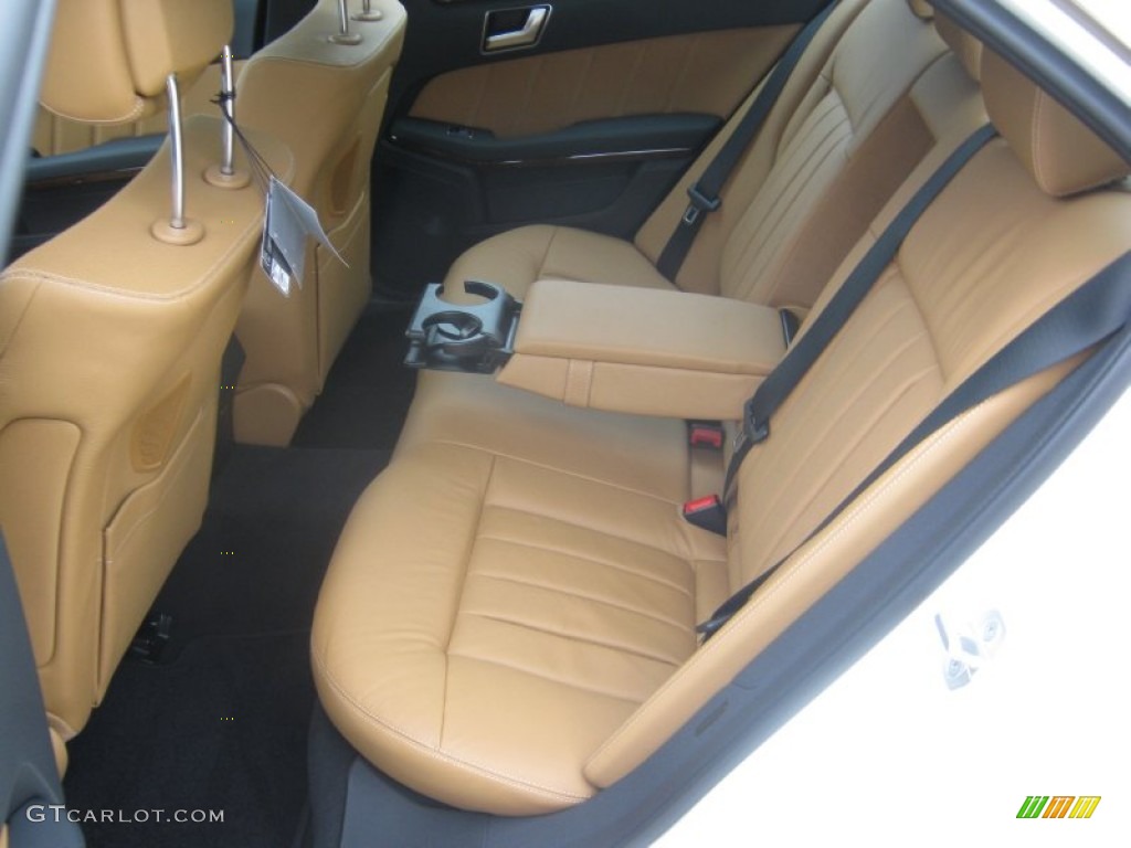 Natural Beige/Black Interior 2012 Mercedes-Benz E 350 Sedan Photo #77512334