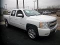2008 Summit White Chevrolet Silverado 1500 LT Crew Cab  photo #3
