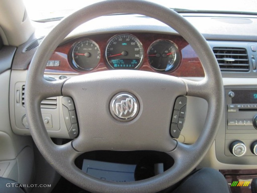 2007 Buick Lucerne CX Titanium Gray Steering Wheel Photo #77513483