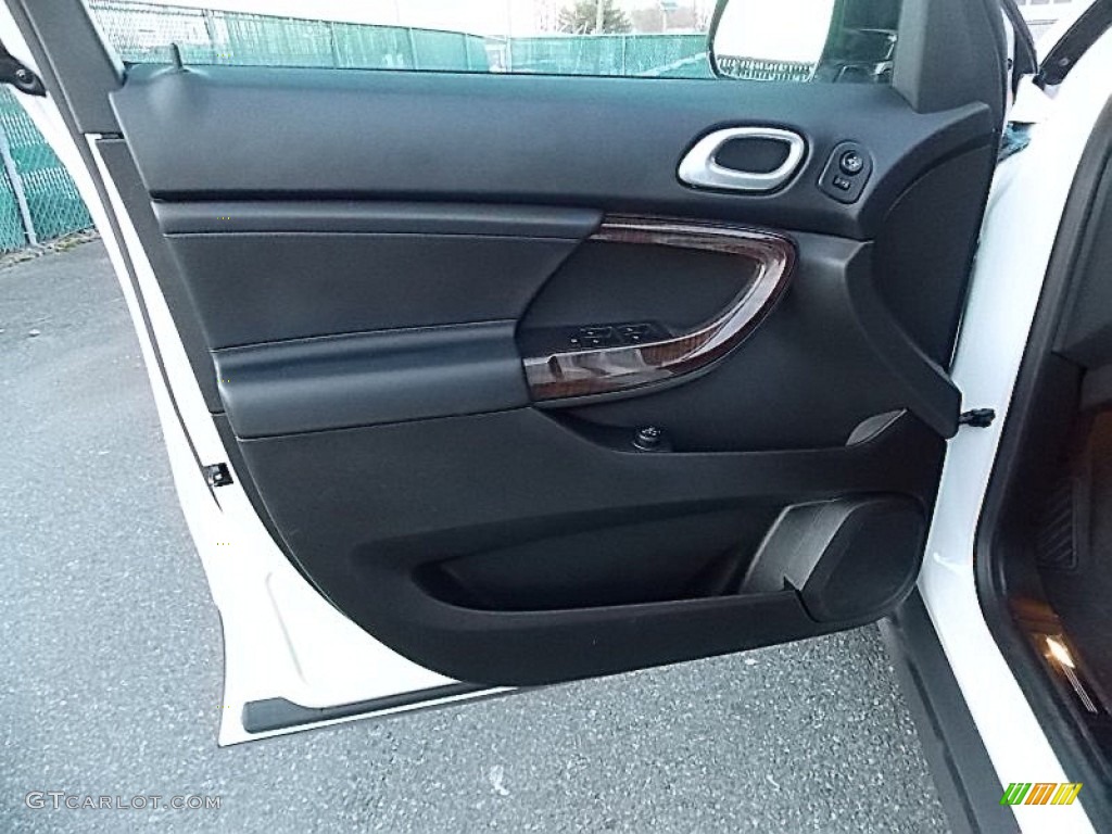 2011 Saab 9-4X 3.0i XWD Jet Black Door Panel Photo #77513687