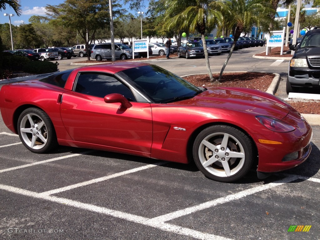 Magnetic Red Metallic Chevrolet Corvette