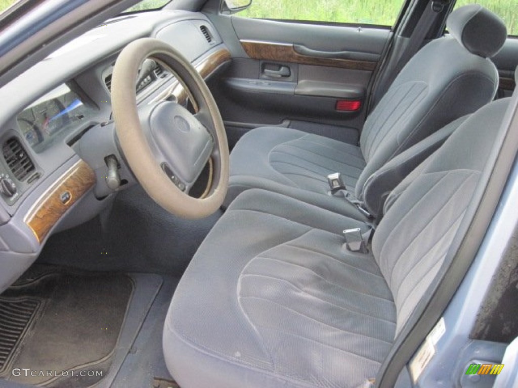 1998 Grand Marquis GS - Light Blue Metallic / Deep Slate Blue photo #12
