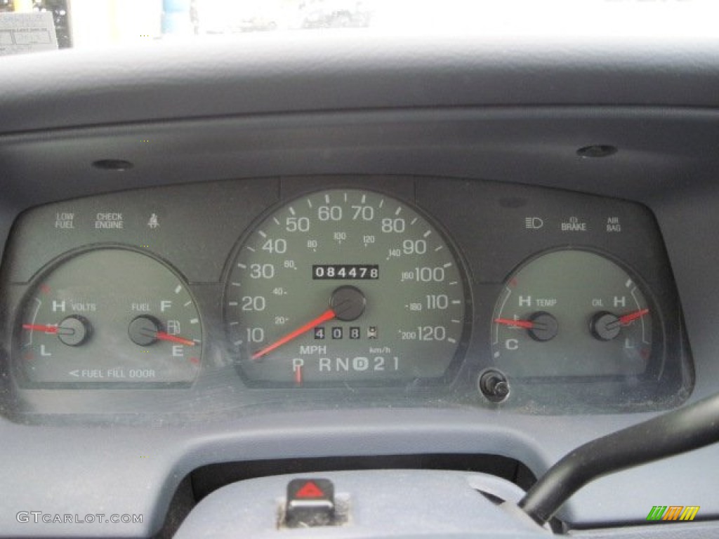 1998 Grand Marquis GS - Light Blue Metallic / Deep Slate Blue photo #13