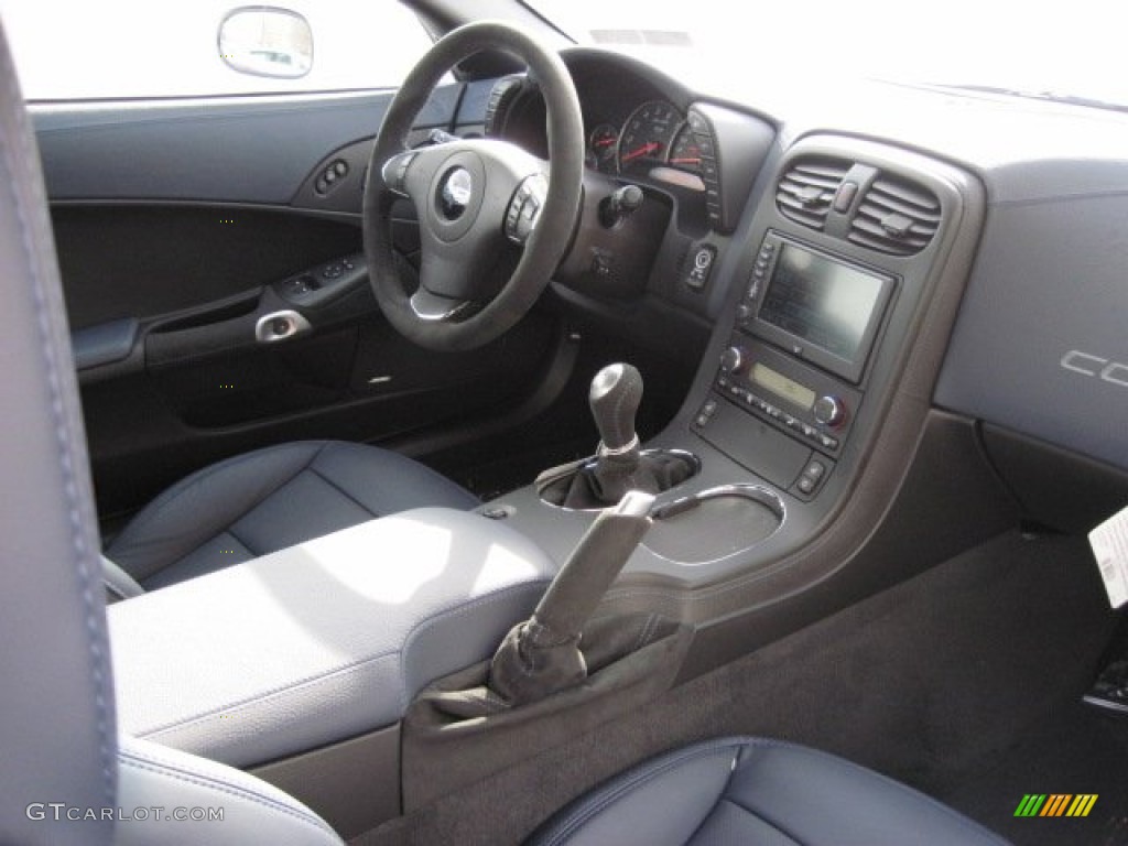 2013 Chevrolet Corvette Grand Sport Coupe Diamond Blue/60th Anniversary Design Package Dashboard Photo #77514800