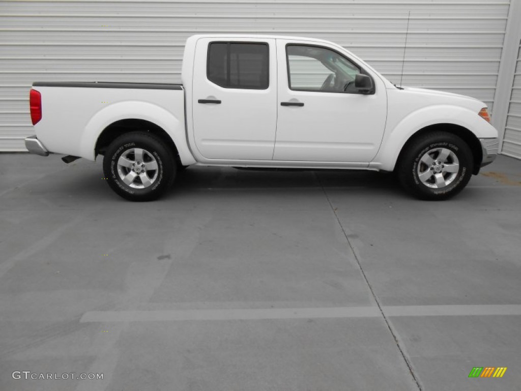 Avalanche White 2009 Nissan Frontier SE Crew Cab Exterior Photo #77515114
