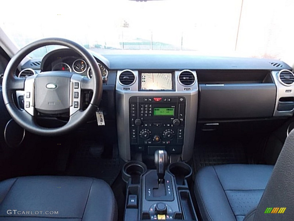 2008 Land Rover LR3 V8 SE Ebony Black Dashboard Photo #77516141