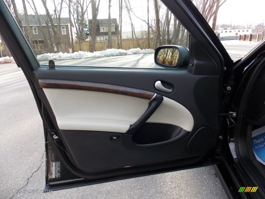 2006 Saab 9-5 2.3T SportCombi Wagon Parchment Door Panel Photo #77517256